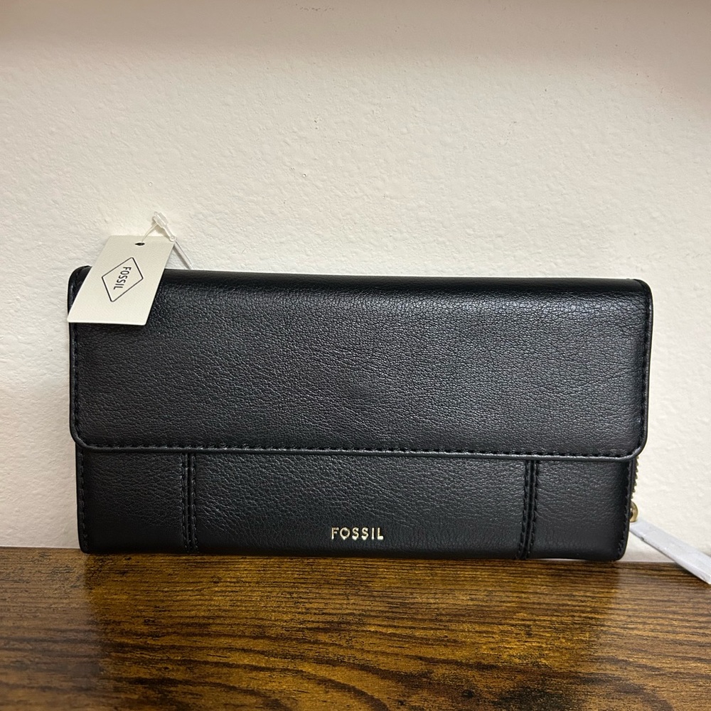 Fossil Black Leather Wallet